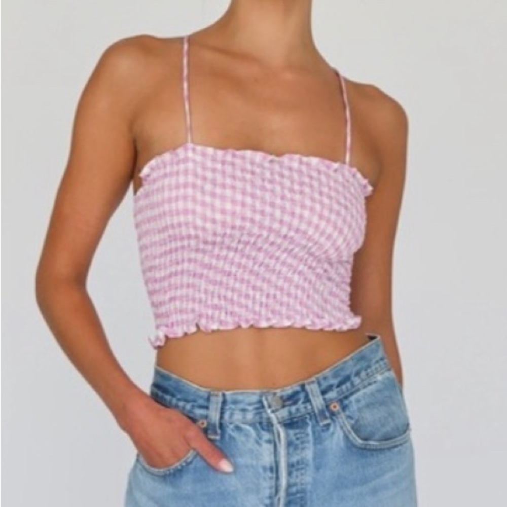NEW Resa iris top in pink floral -medium NWT